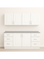 3 Metre Mdf Balon ( MEMBRAN ) Kapak Mutfak Dolabı + Mermerit Tezgah 3 Metre Mdf Balon ( MEMBRAN ) Kapak Mutfak Dolabı + Mermerit Tezgah